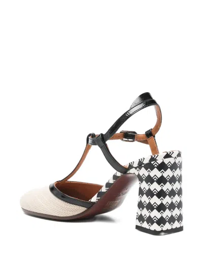 Chie Mihara Mahedi Patterned Sandals In Neutral