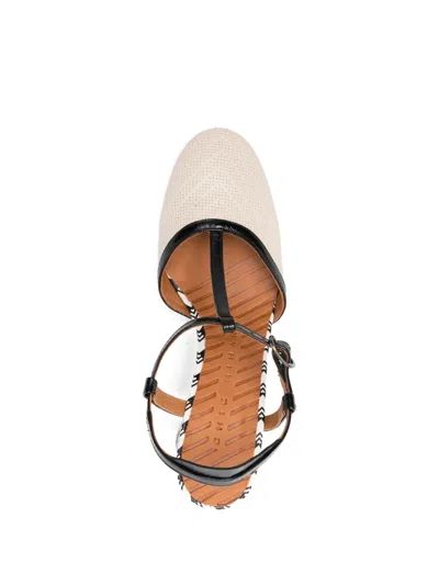 Chie Mihara Mahedi Patterned Sandals In Neutral