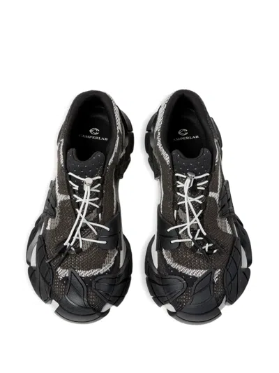 Camperlab Patterned Tormenta Sneakers In Black