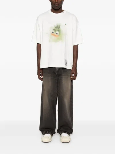 Miharayasuhiro Graphic-print T-shirt In White