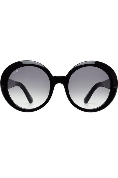 Tod's Oversize Sunglasses In Black