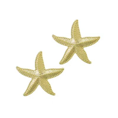 Adornia Gold Plated Oversized Shell Stud Earrings In Gold