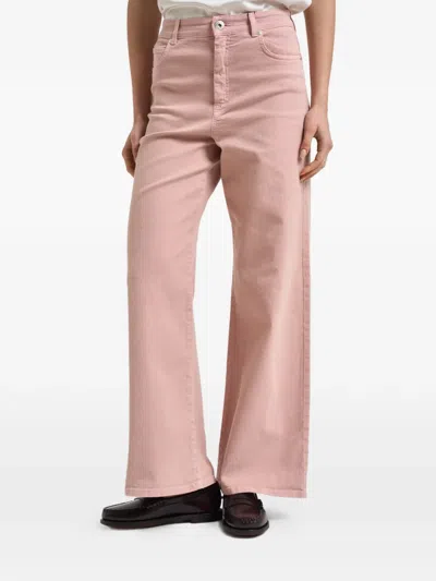 Weekend Max Mara Womens Medina Long Trouser Jeans In Pink