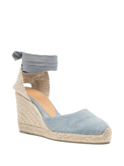 Castaã±er Carina Tie Espadrilles In Blue