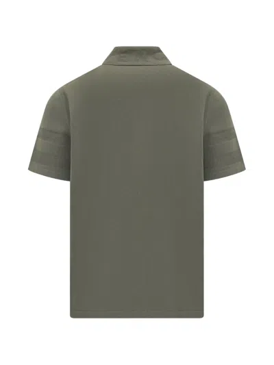 Givenchy Green Regular Solid Shirt In Animal Print