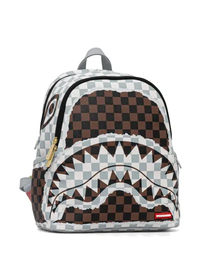 Sprayground Check-patterm Backpack In Multi