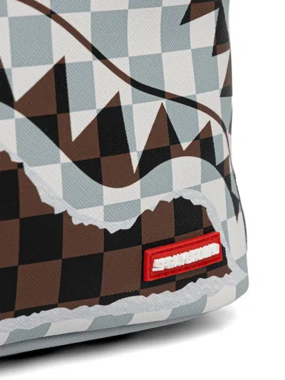 Sprayground Check-patterm Backpack In Multi