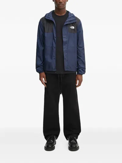 The North Face Seasonal Mountain Button Hooded Jacket In Blue
