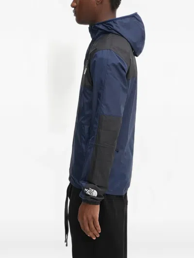 The North Face Seasonal Mountain Button Hooded Jacket In Blue