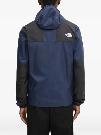 The North Face Seasonal Mountain Button Hooded Jacket In Blue