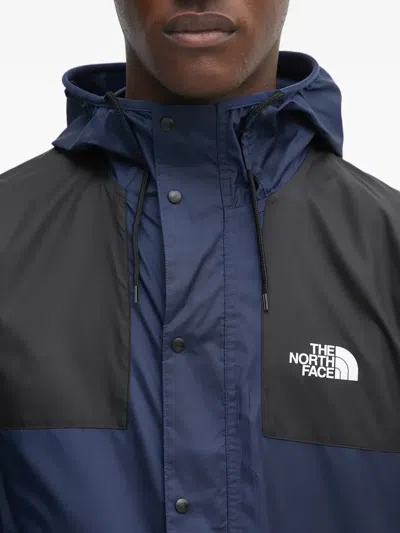 The North Face Seasonal Mountain Button Hooded Jacket In Blue