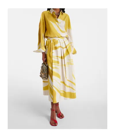 Dries Van Noten Patterned Skirt In Multi