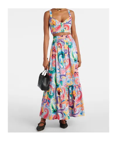 Etro Printed Button Vest In Multi