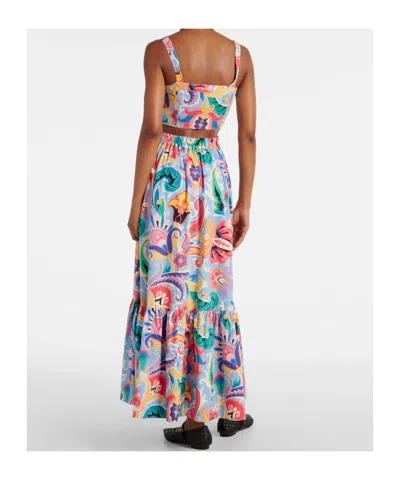 Etro Printed Button Vest In Multi