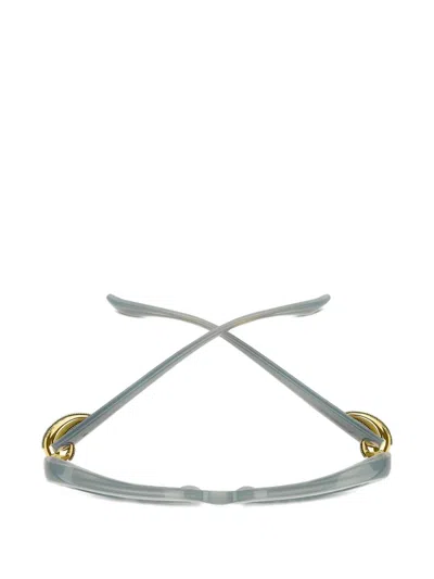 Etro Rectangle-frame Sunglasses In Green