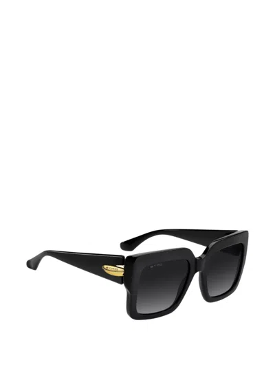 Etro Square-frame Sunglasses In Black