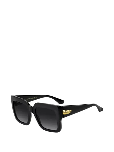 Etro Square-frame Sunglasses In Black