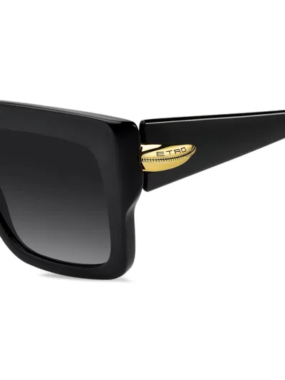 Etro Square-frame Sunglasses In Black