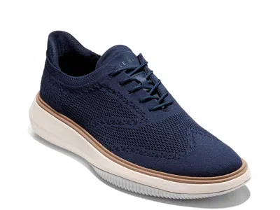 Cole Haan Originalgrand Cityspectre Stitchlite Wingtip In Blue
