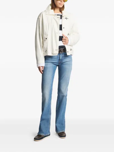 Fay Buttoned Jacket In White