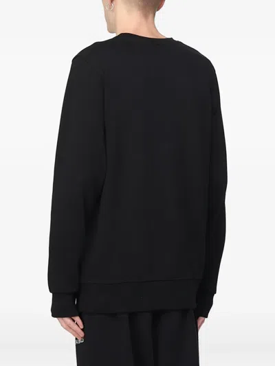 Disclaimer Graffiti-print Sweatshirt In Black