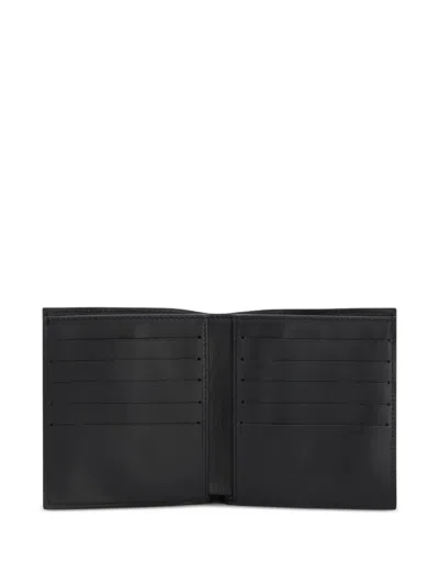 Moorer Textured Wallet In Black