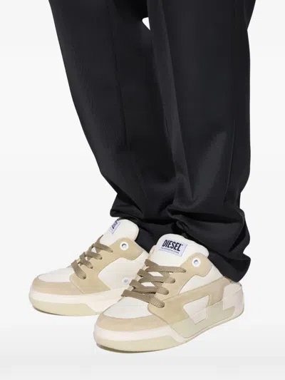 Diesel Panelled Low Sneakers In Multi