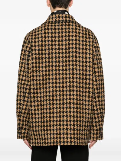 Valentino Patterned Pocket Coat In Multi