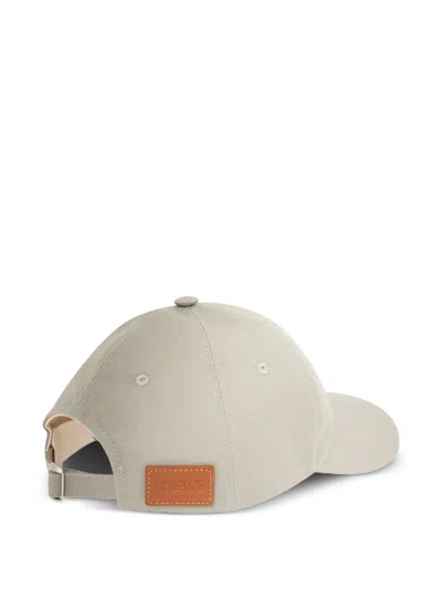 Loewe Logo-patch Baseball Cap In White