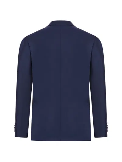 Lardini Single-breasted Tailored Suit In Blue