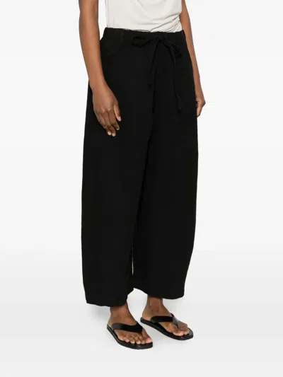 Entire Studios Drawstring Trousers In Black