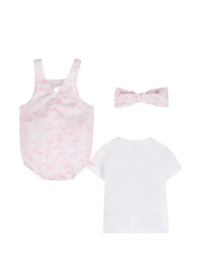Givenchy Printed-overalls T-shirt Set In Multi