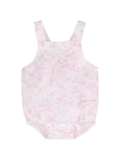 Givenchy Printed-overalls T-shirt Set In Multi