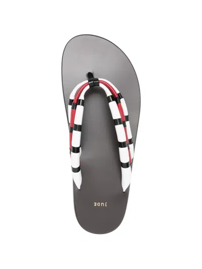 Jude Striped-strap Sandals In Multi