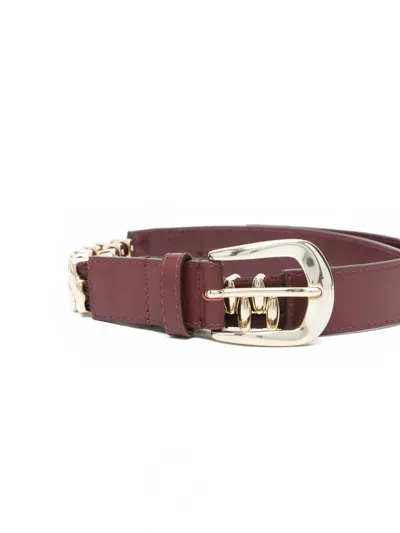 Sandro Chain Belt In Brown
