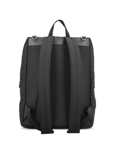 Fendi Black Lui Backpack In Blue