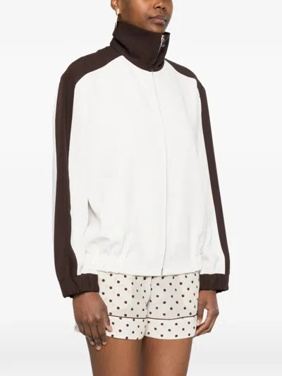 P.a.r.o.s.h Contrast-panel Jacket In Black