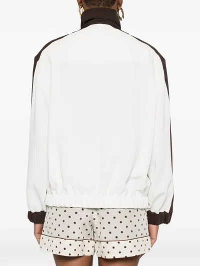 P.a.r.o.s.h Contrast-panel Jacket In Black