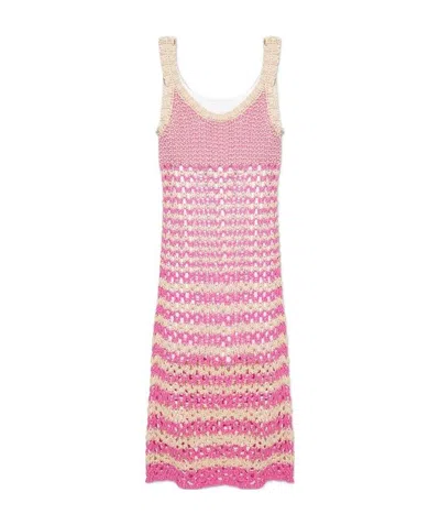open lace back dress [WW47204] Valentino Garavani