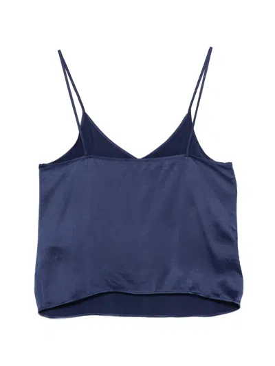 Mvp Wardrobe Spaghetti-strap Top In Blue