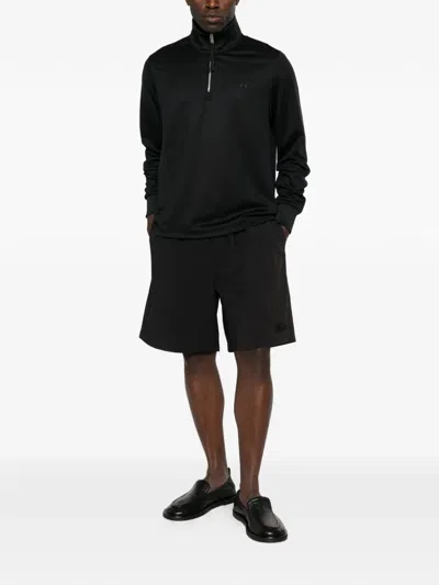 Ciaran Half-zip Sweater In Black