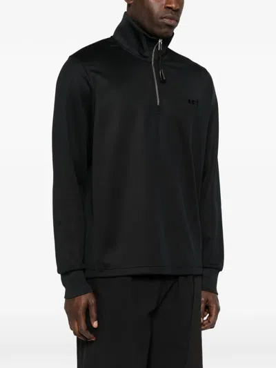 Ciaran Half-zip Sweater In Black