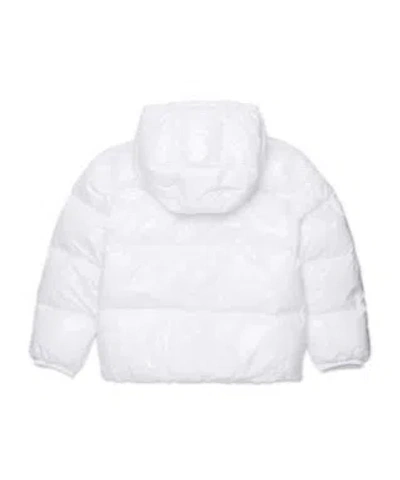 Dsquared2 Down Jacket With Logo In White