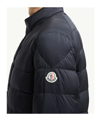 Moncler Selves Short Down Jacket In Black