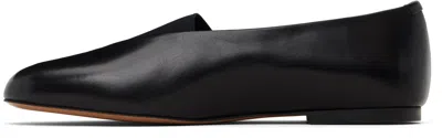 Jil Sander Calf Leather Slip-on Flat In Black