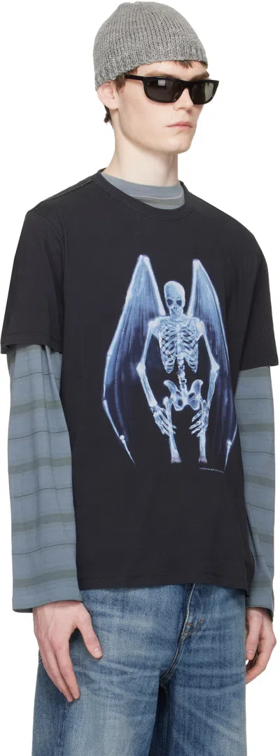 Our Legacy Mens Fallen Angel Print Graphic-print Cotton T-shirt In Multi