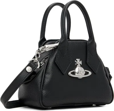 Vivienne Westwood Triangular Silhouette Leather Tote Bag In Black