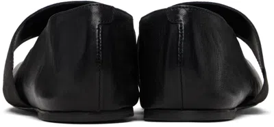 Givenchy Sliced Square Elastic-strap Ballet Flats In Black