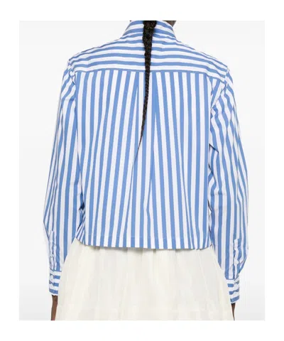 Maison Labiche Striped-pattern Shirt In Blue
