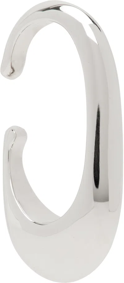 Lemaire Long Drop Single Ear Cuff In Metallic